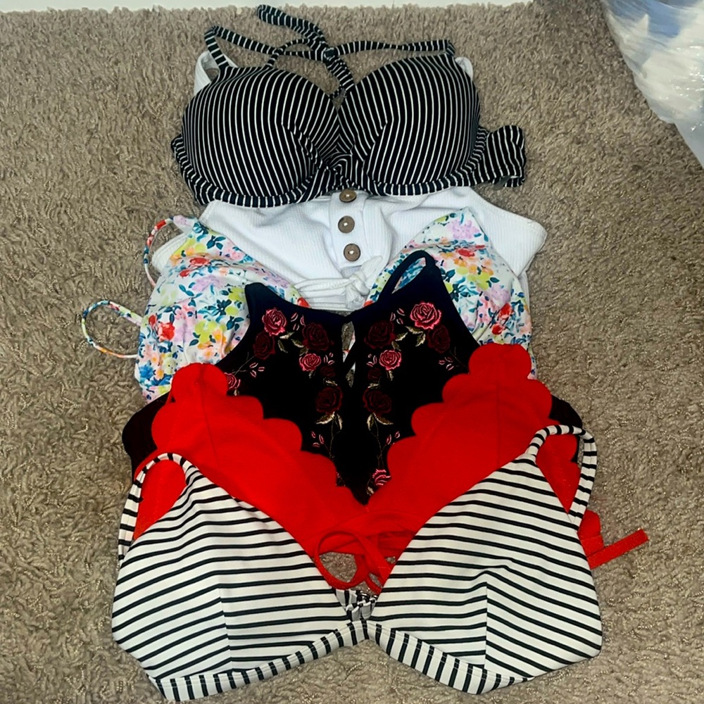 Assorted bikini tops S-L
